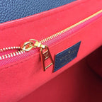 Louis Vuitton Vavin MM Bag 28cm Monogram Empreinte Canvas Spring/Summer Collection M43925, Marine Rouge
