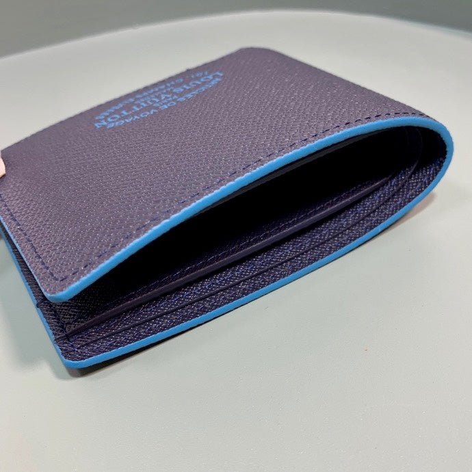 Louis Vuitton Wallet 12cm Blue