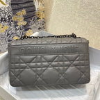 Christian Dior Medium Caro Bag 25cm Dark Grey