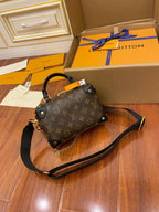 Louis Vuitton Locky BB Monogram Handle Bag 20cm Brown