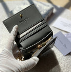 Mini Lady Dior Black Wallet 11cm