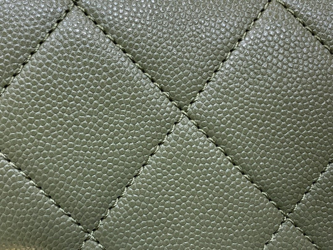 Chanel Co Co Cross Body Bag 24cm Green