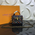 Louis Vuitton Vanity PM Bag 22cm Monogram Canvas Cruise Poker Collection M45163 Black/Multi