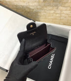 CO-CO Chanel Classic Card Holder with Gold hardware 11cm