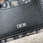 Christian Dior Multicolor Card Holder Oblique 13cm