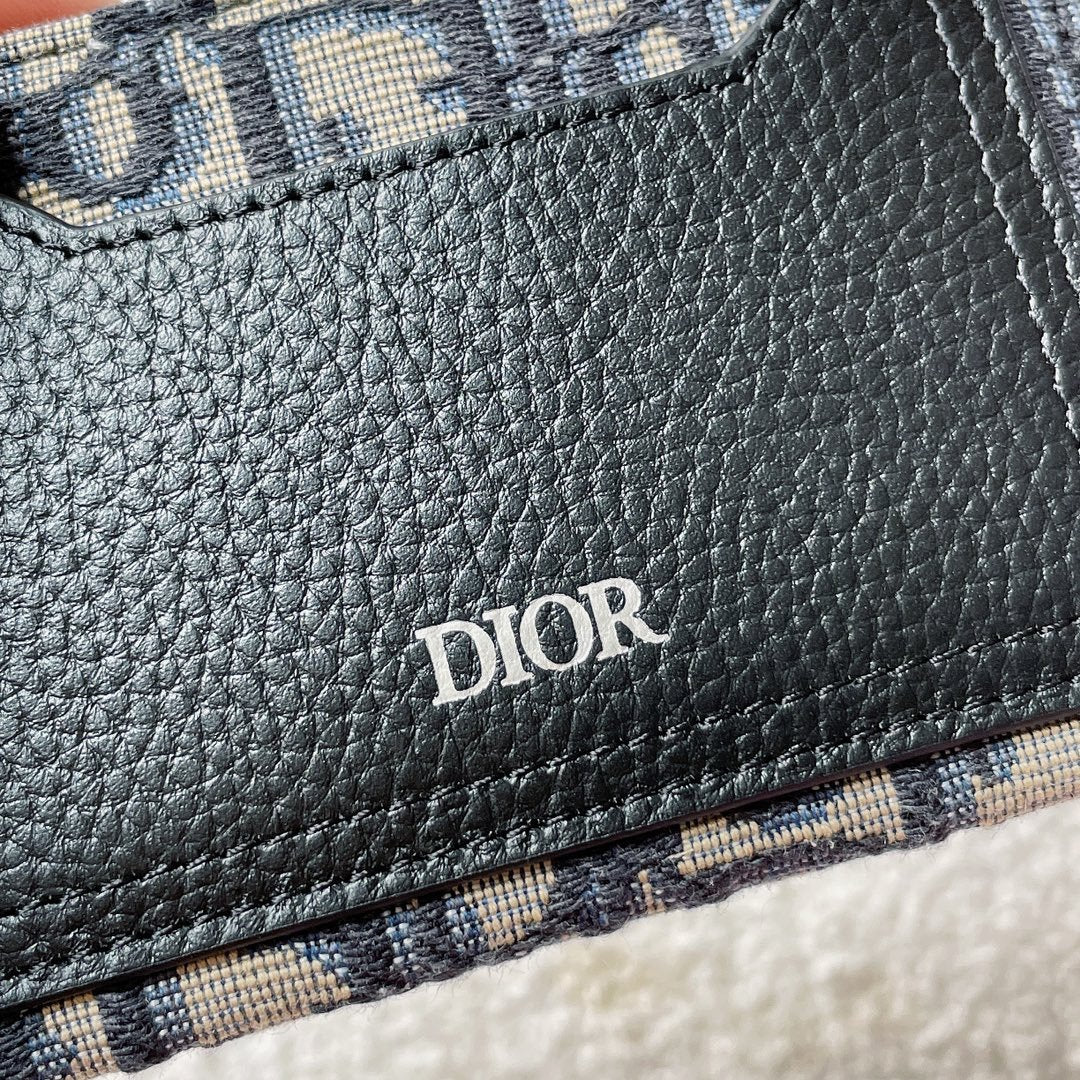 Christian Dior Multicolor Card Holder Oblique 13cm