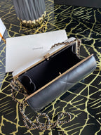 Chanel Mini Evening Bag 22cm Black And White