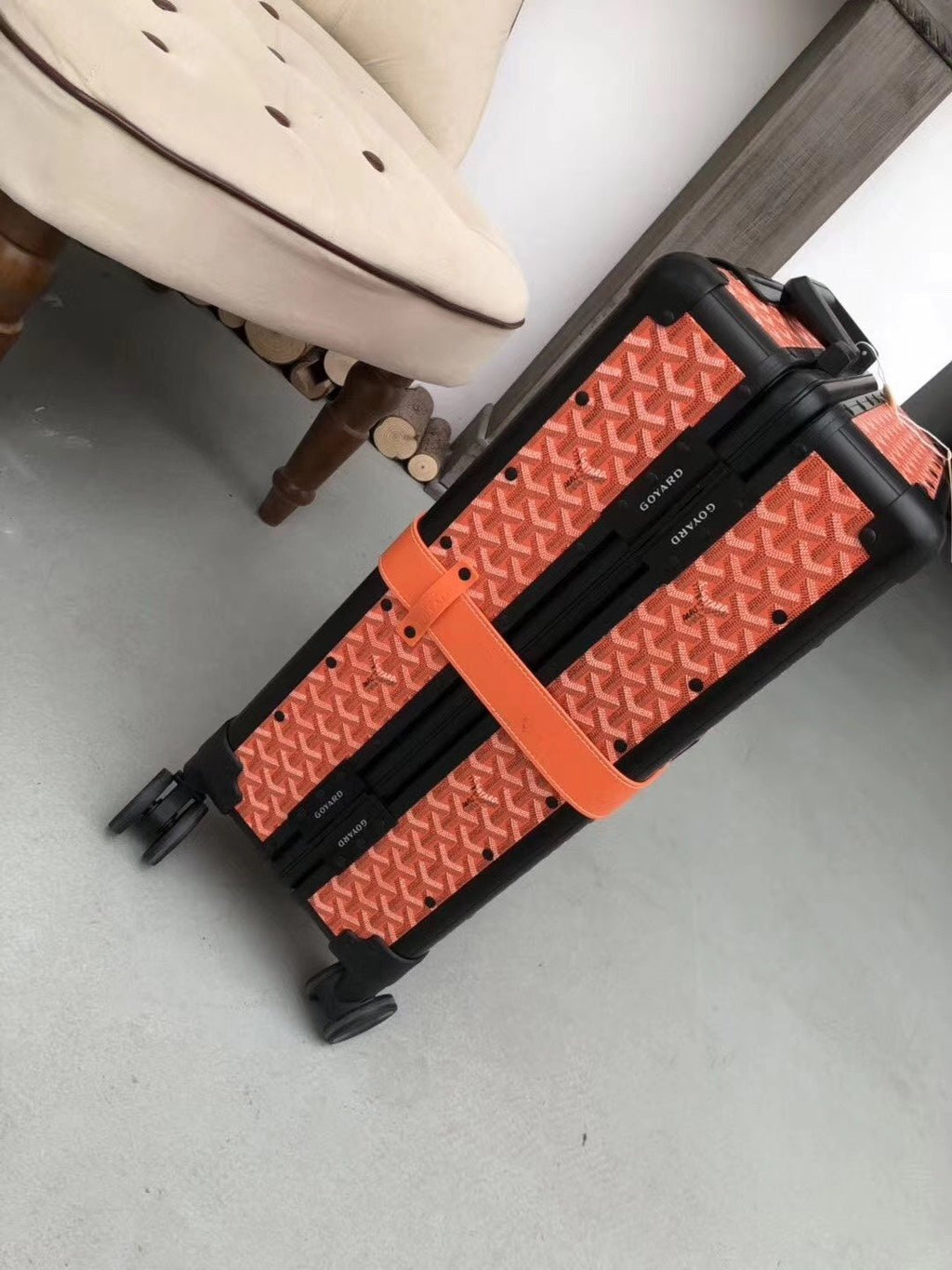 Louis Vuitton Rolling Vali In Red 20 Inch