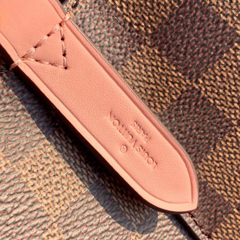 Louis Vuitton Neo Alma BB Bucket Bag 26cm Damier Ebene Canvas Spring/Summer Collection N40213 Pink