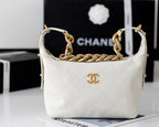 Chanel Hobo Handbag 28cm White
