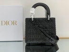 Christian Dior Medium Lady Bag 20cm Black