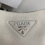 Prada Mini Shoulder Bag White For Women, Women’s Bags 7.9in/20cm