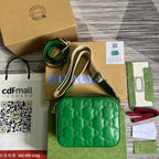 Gucci Matelasse Shoulder Bag Green For Women, Women’s Bags 8.5in/22cm