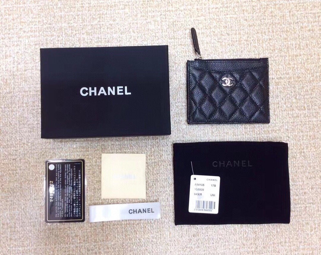 Chanel COCO Classic Clutch 12cm Black Silver