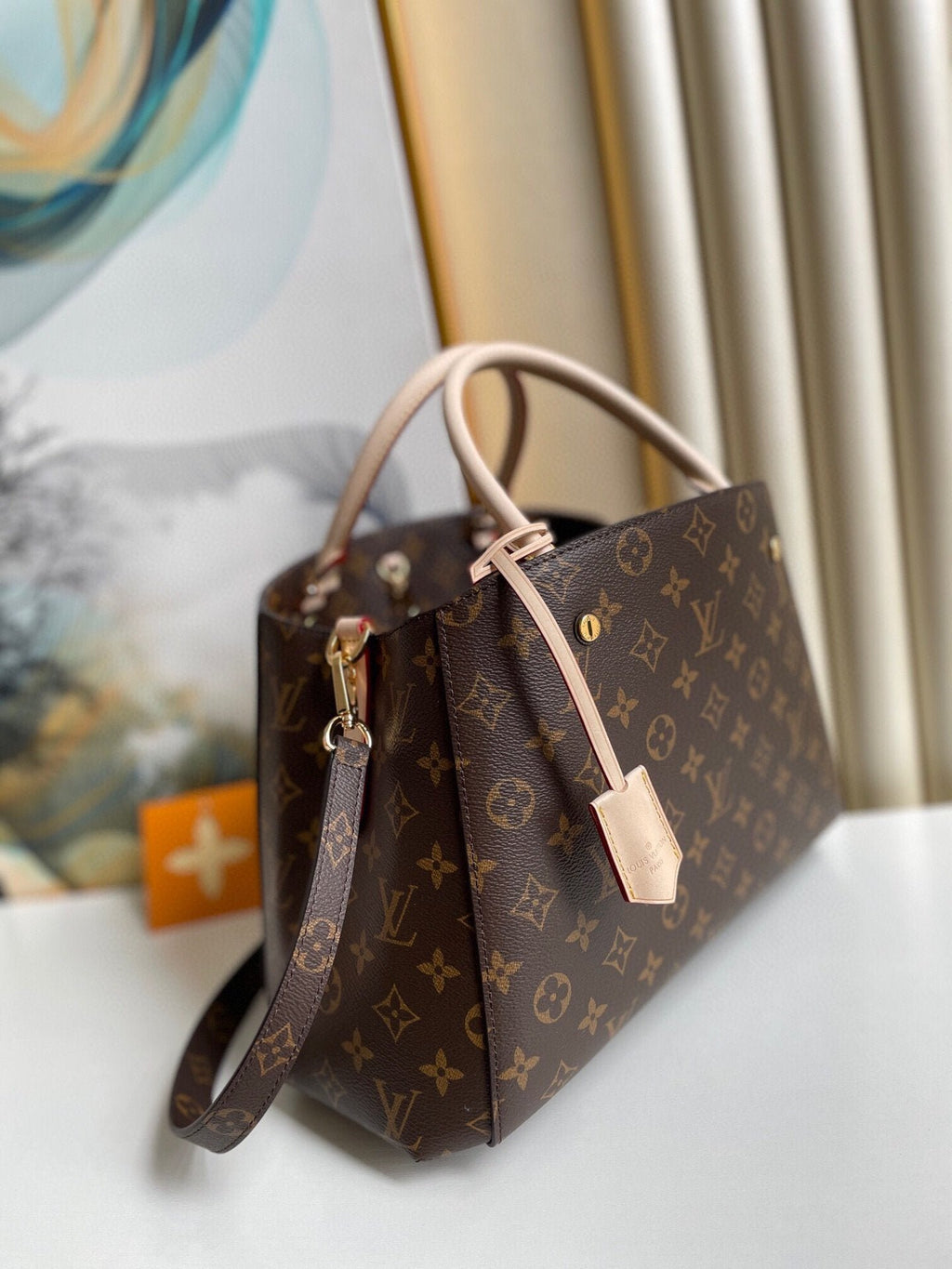 Louis Vuitton Montaigne MM 33cm Brown