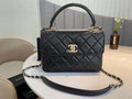 Chanel Classic Flap Bag Gold Hardware 25cm Black