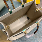 Fendi Sunshine Handle Bag 36cm Beige