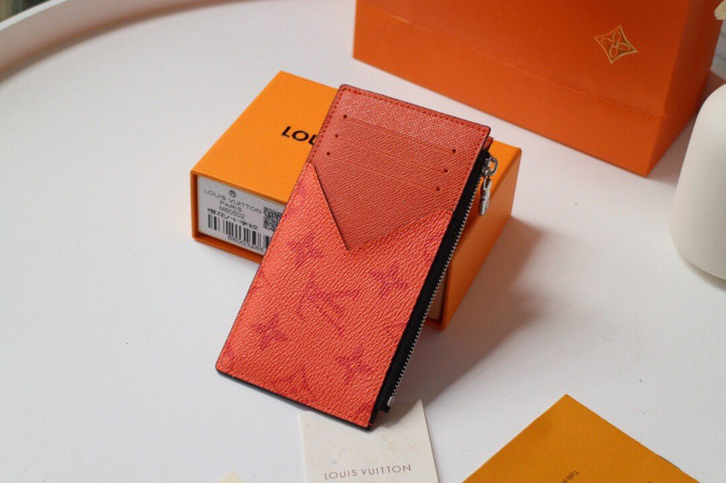 Louis Vuitton Monogram Wallet 20cm Orange