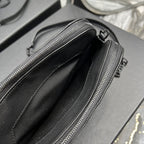 Saint Laurent Becky Double-Zip Pouch 19cm