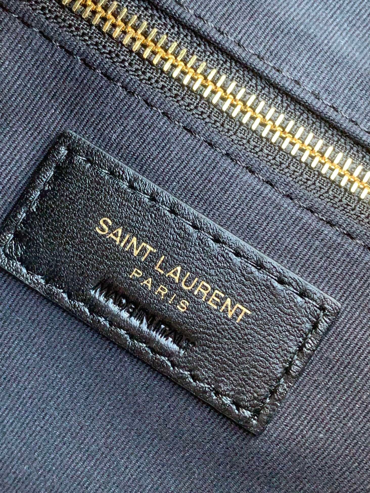 Saint Laurent Joe Backpack With Gold Hardware 22cm