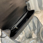 Saint Laurent College Medium Chain Bag With Black Hardware 24cm