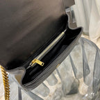 Saint Laurent College Medium Chain Bag With Gold Hardware 24cm