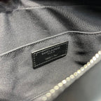 Saint Laurent Lou Camera Bag With Silver Hardware 23cm