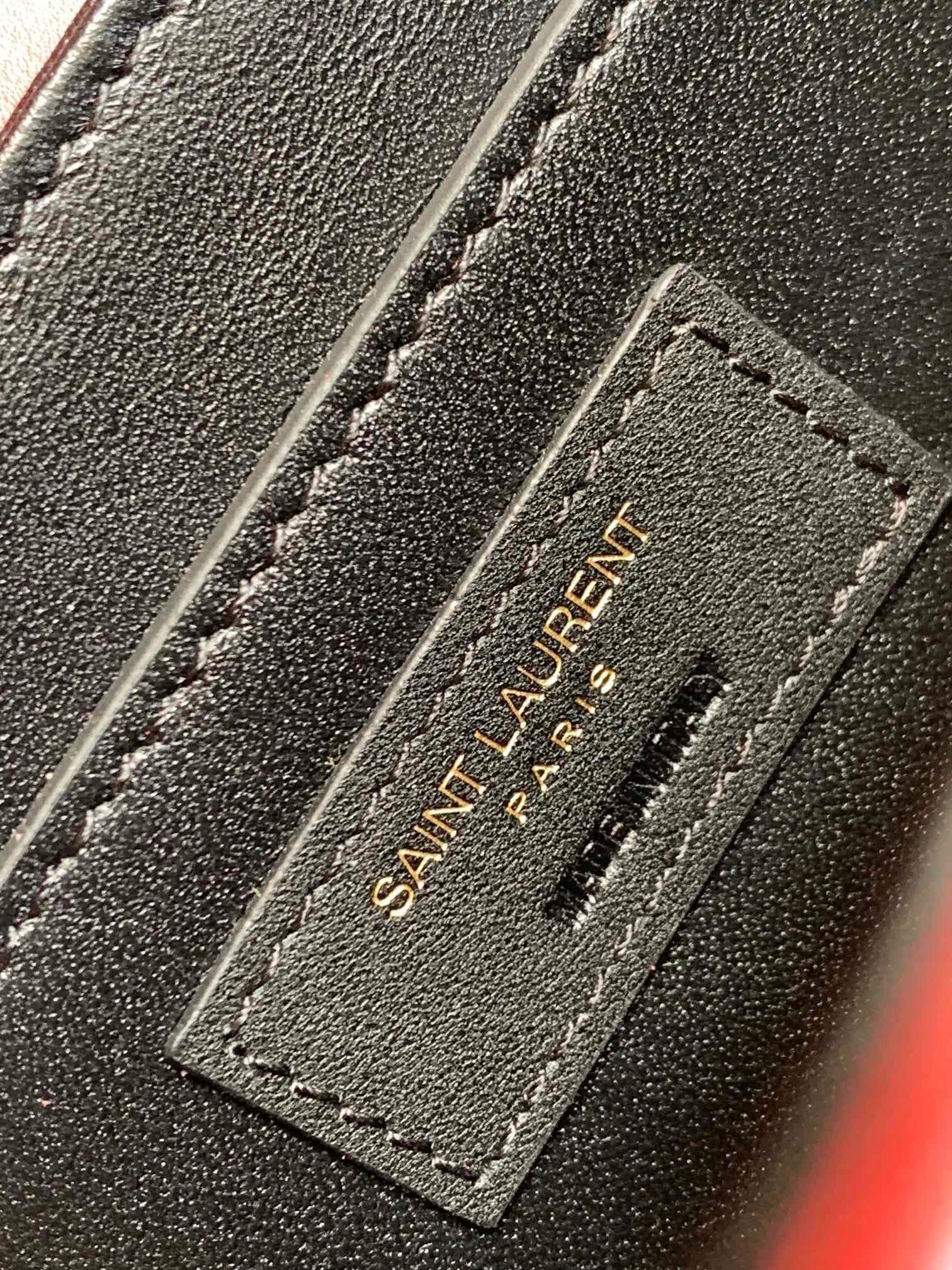 Saint Laurent Solferino Medium Satchel With Gold Hardware 23cm