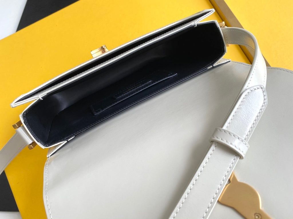 Saint Laurent Solferino Medium Satchel With Gold Hardware 23cm