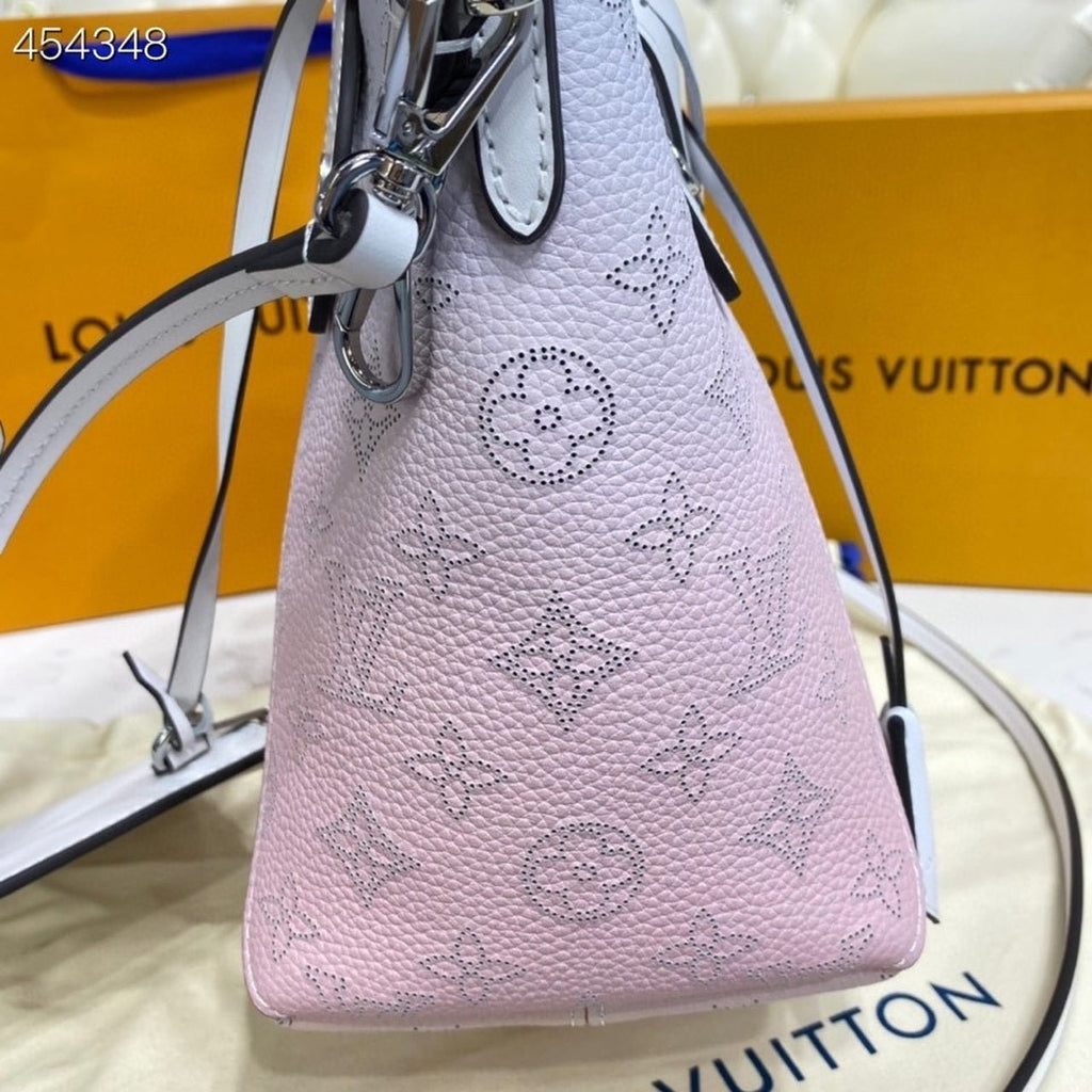 Louis Vuitton Hina PM Bag 22cm Mahina Calfskin Leather Spring/Summer Collection M57858 Gradient Pink