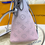 Louis Vuitton Hina PM Bag 22cm Mahina Calfskin Leather Spring/Summer Collection M57858 Gradient Pink