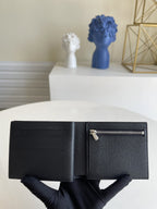 Louis Vuitton Amerigo Wallet 12cm Black