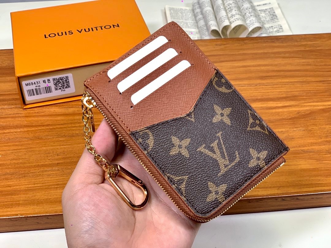 Louis Vuitton Recto Verso Monogram Wallet 13cm Brown
