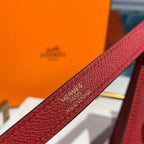 Hermes Kelly Tomate For Women Gold Toned Hardware 10in/25cm