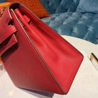 Hermes Kelly Tomate For Women Gold Toned Hardware 10in/25cm