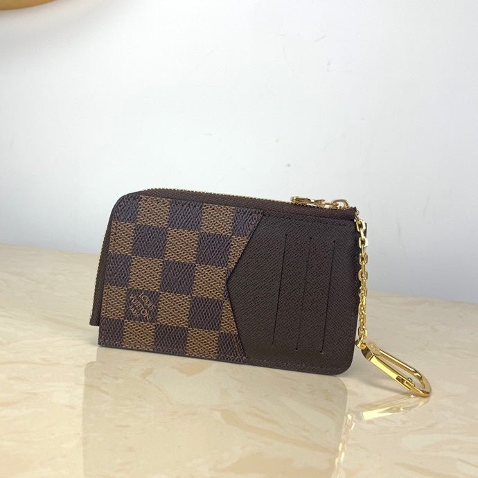 Louis Vuitton Damier Clutch Bag 13cm Brown