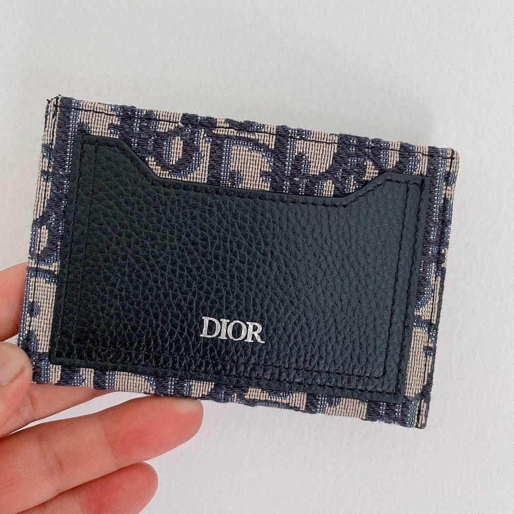 Christian Dior Multicolor Card Holder Oblique 13cm