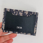 Christian Dior Multicolor Card Holder Oblique 13cm