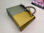 Hermes Kelly 28 Sellier Epsom Bag Grey/Yellow For Women, Women’s Handbags, Shoulder Bags 11in/28cm