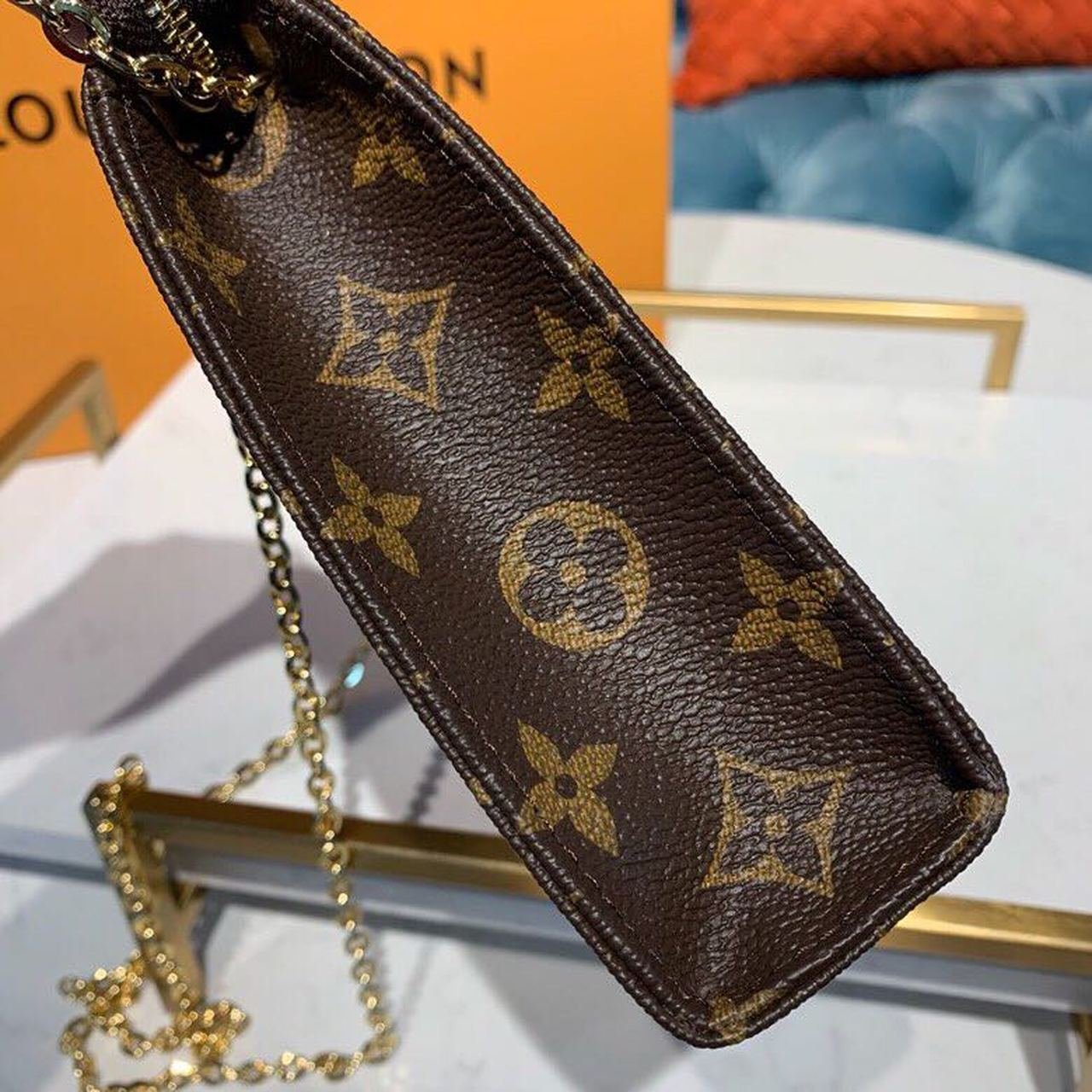 Louis Vuitton Toiletry Pouch 20cm Monogram Canvas Spring/Summer Collection M47544, Beige