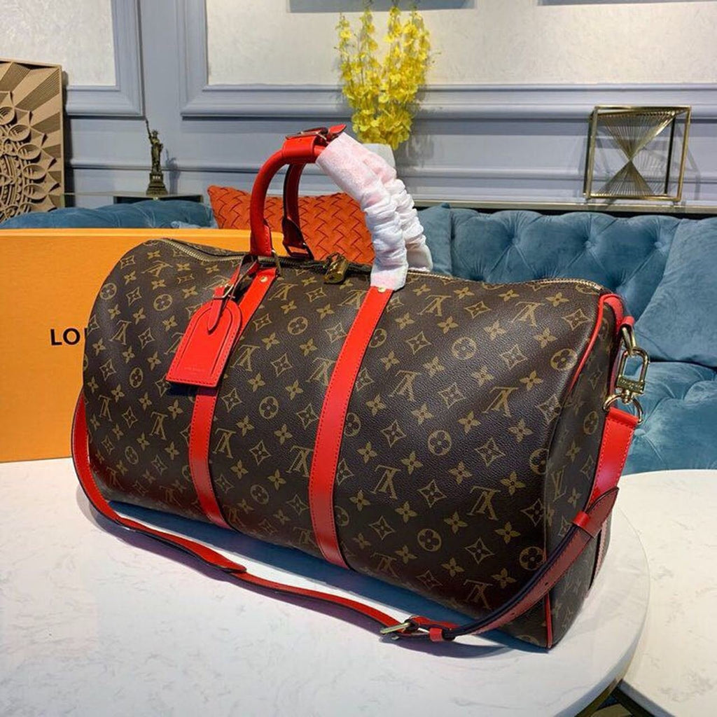 Louis Vuitton Keepall 50cm Monogram Canvas Spring/Summer Collection M41416 Red