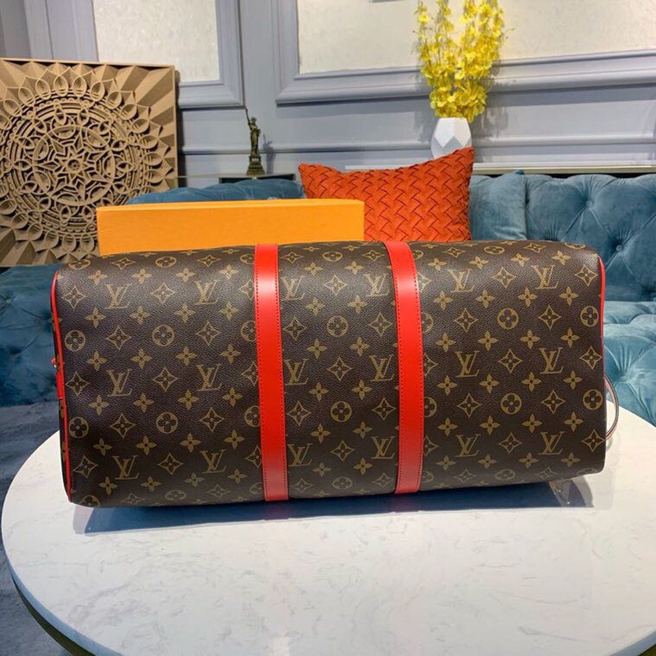 Louis Vuitton Keepall 50cm Monogram Canvas Spring/Summer Collection M41416 Red