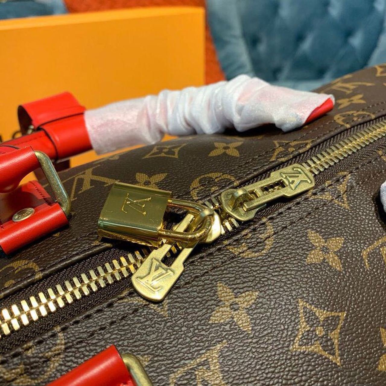Louis Vuitton Keepall 50cm Monogram Canvas Spring/Summer Collection M41416 Red
