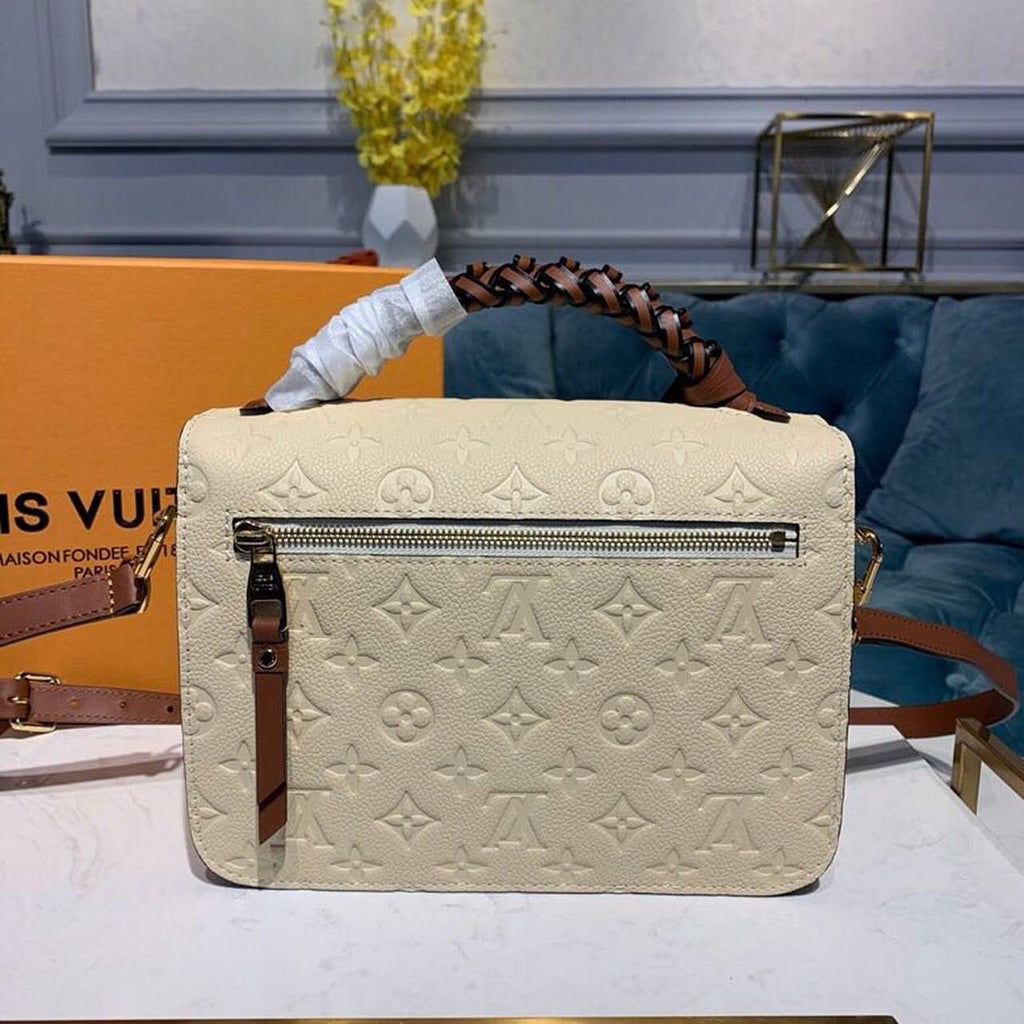 Louis Vuitton Pochette Métis Bag 25cm Monogram Empreinte Canvas Spring/Summer Collection M53940 Crème Beige/Caramel