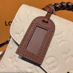 Louis Vuitton Pochette Métis Bag 25cm Monogram Empreinte Canvas Spring/Summer Collection M53940 Crème Beige/Caramel