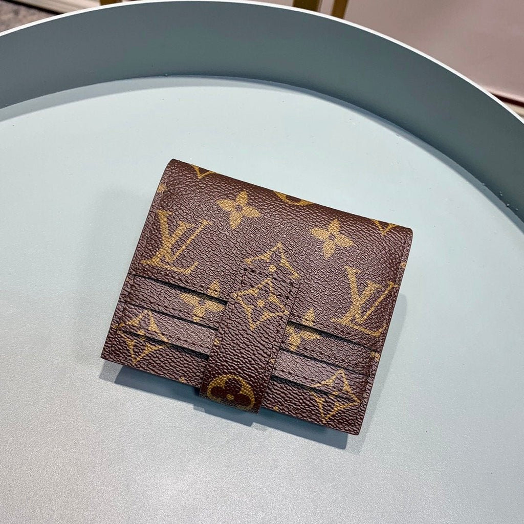 Louis Vuitton Monogram Wallet 12cm Brown