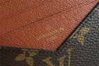Louis Vuitton ID Card Holder Monogram Canvas Brown For Men, Men’s Wallet 13cm LV N60378