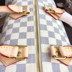Louis Vuitton Speedy Bag 35cm Damier Azur Canvas Spring/Summer Collection N41369, White