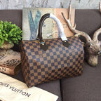 Louis Vuitton Speedy Bag 30cm Damier Ebene Canvas Spring/Summer Collection N41364, Brown