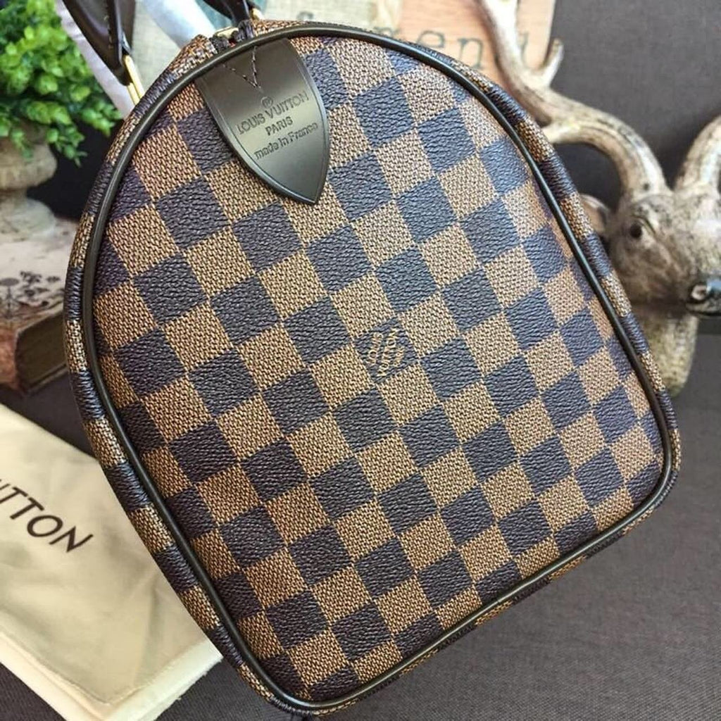 Louis Vuitton Speedy Bag 30cm Damier Ebene Canvas Spring/Summer Collection N41364, Brown